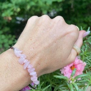 Rose Quartz adjustable bracelet